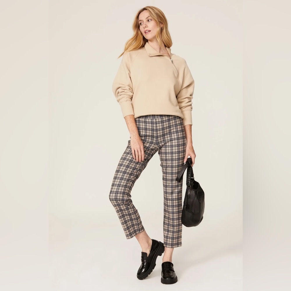 Sanctuary Carnaby Plaid Kick Crop Pants